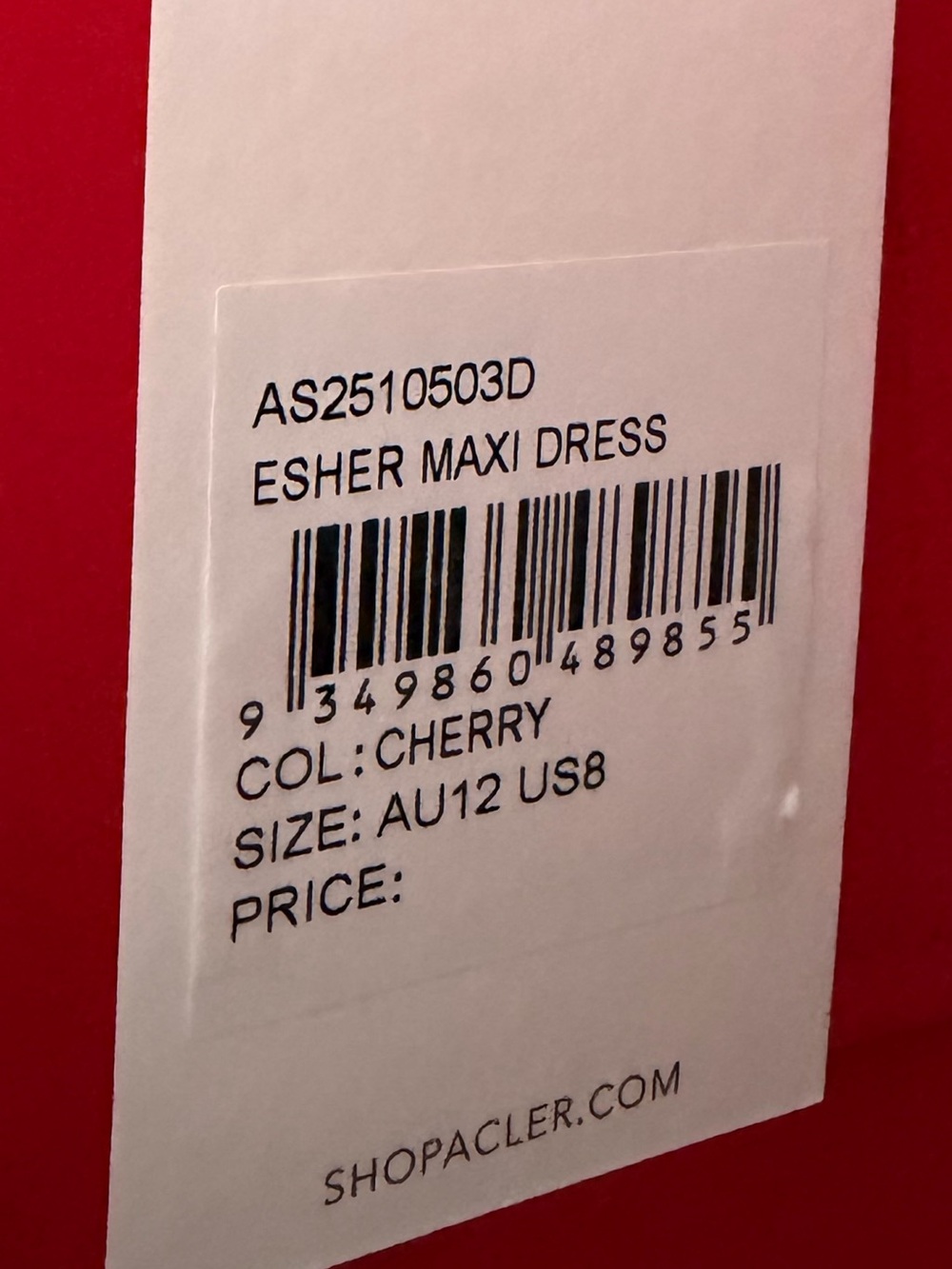 Acler Strapless Red Sculpted-Bow Maxi Dress - Picture 5 of 8